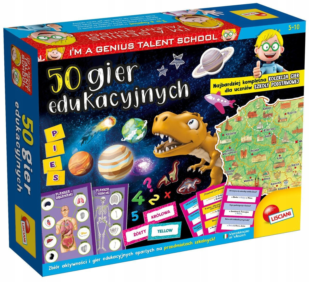 Lisciani I'm a Genius 50 educational games 304-PL107421 304-PL107421