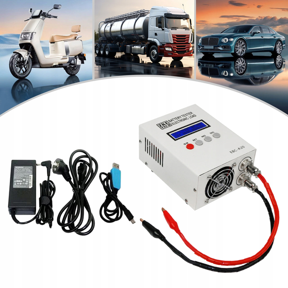 Lithium-ion Battery Capacity Tester, Battery Capacity Testing Equipment Manufacturer code 742058683247