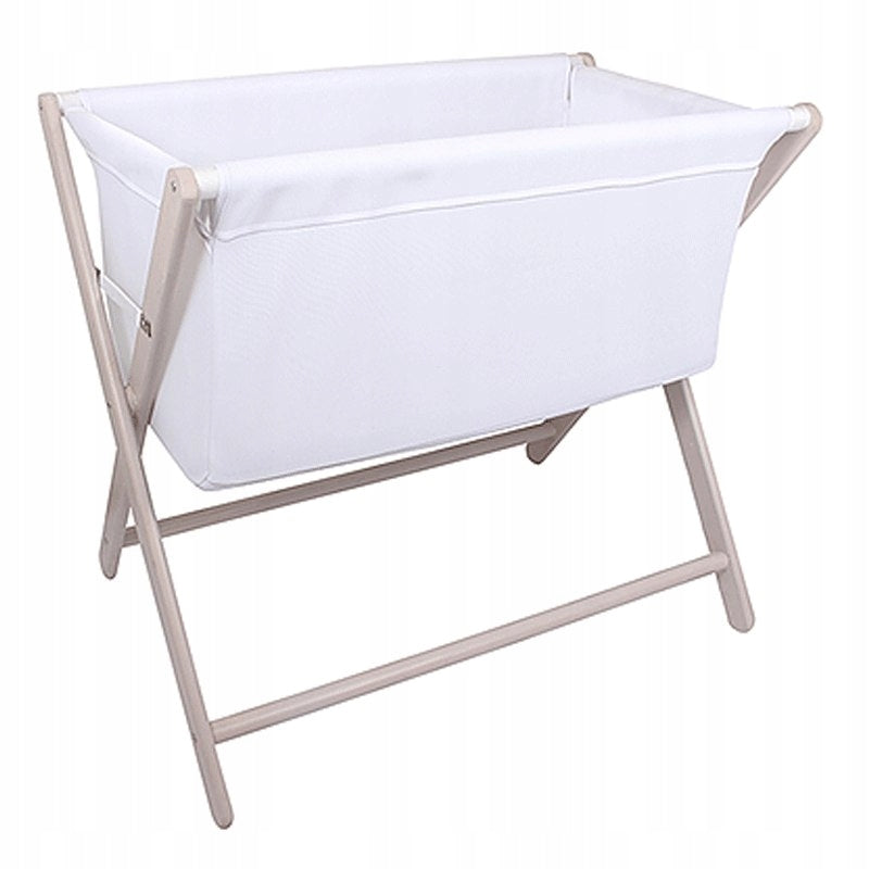 Little Chick London Crib Warm Grey Breathable Cot