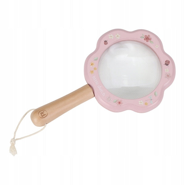 Little Dutch Magnifier Fairy Garden FSC magnifying glass for children PINK