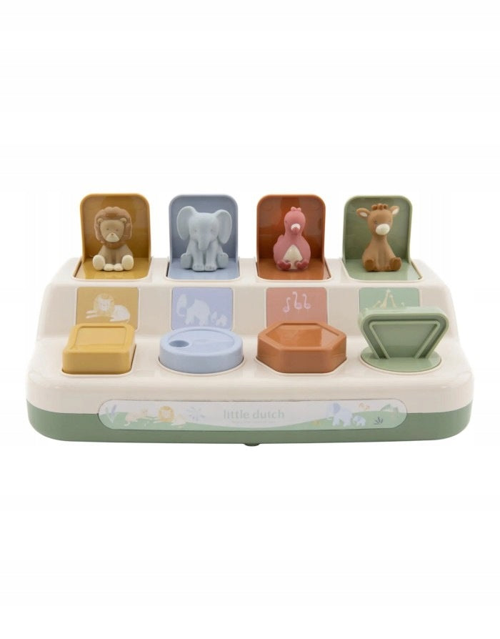 Little Dutch - Safari Friends pop-up toy