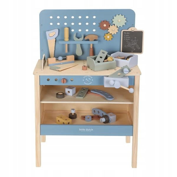 Little Dutch Wooden Workshop for Children 3+ | 7 FSC Tools | Toy Ed