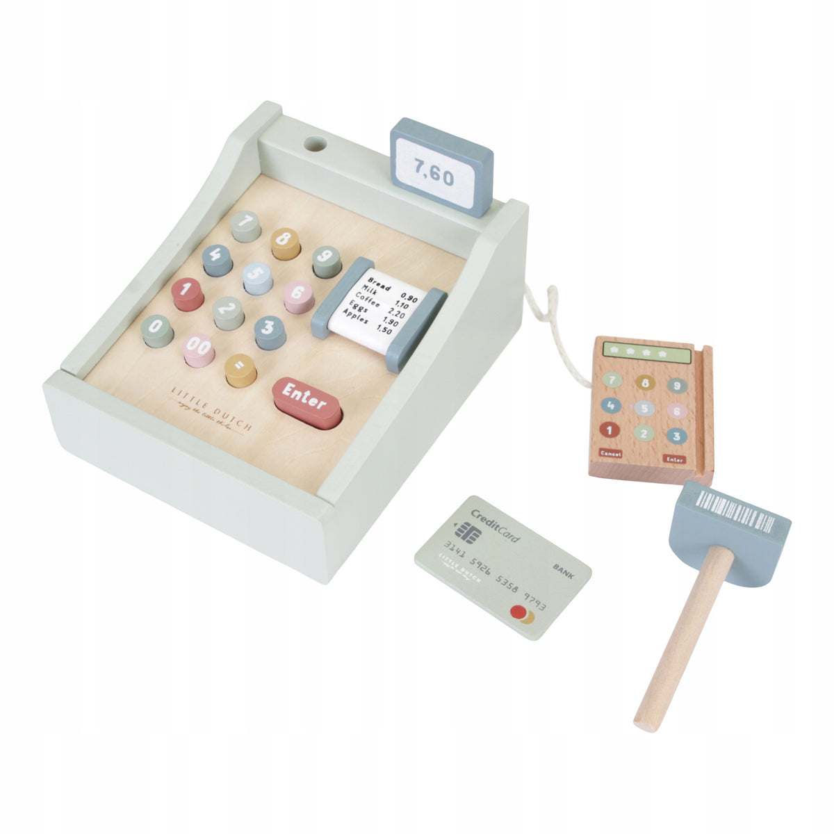Little Dutch Wooden cash register for children EAN (GTIN) 8713291770829