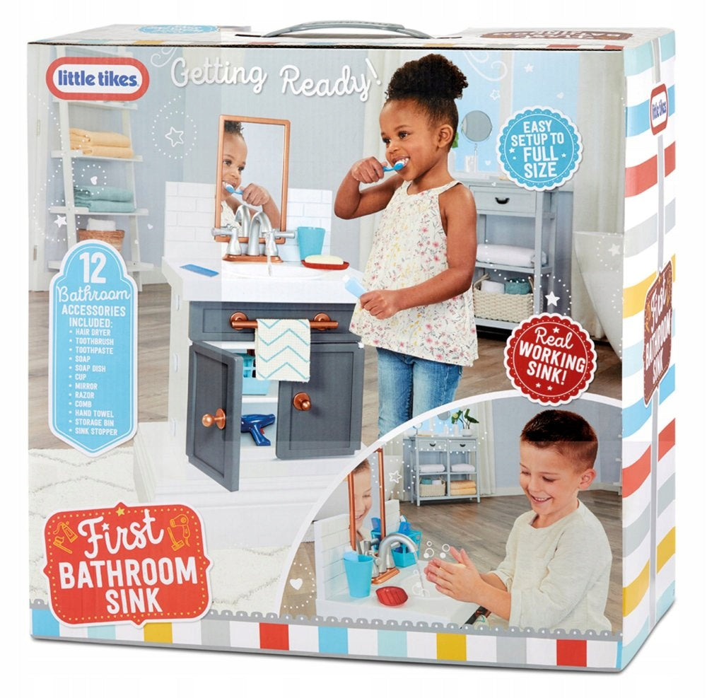 Little Tikes Interactive First Bathroom Sink and Accessories 657771 Packaging status original