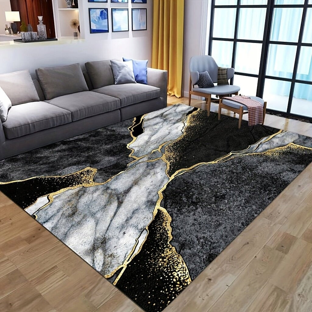 Living Room Rug 120x170 Modern Designs 3D Effect Marble Elegant Loft Brand no brand
