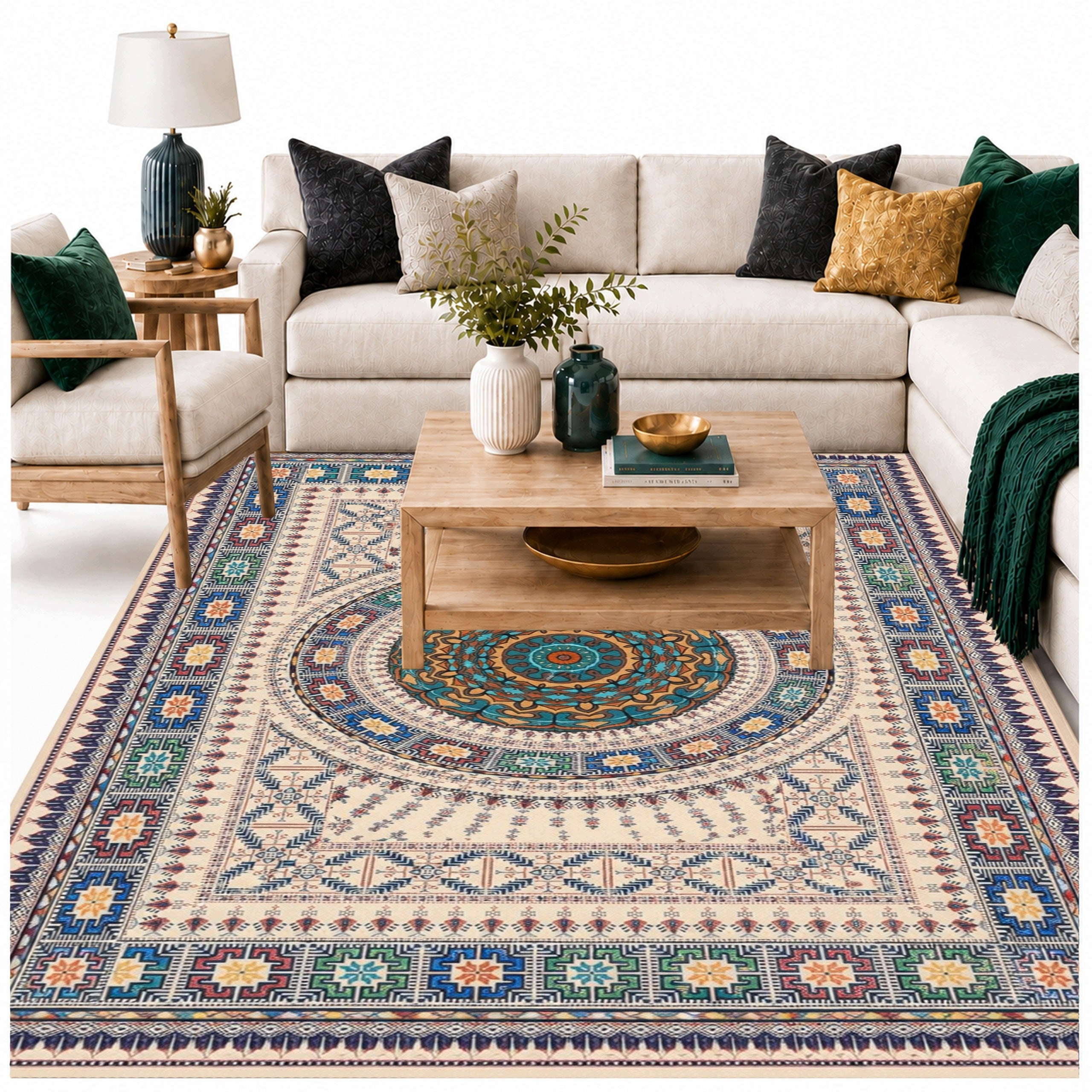 Living room rug 120x170 modern NOVO Oriental non-slip soft