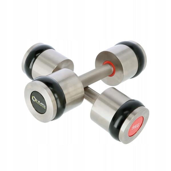 Loads with SILICONE PADS 2x9kg Dumbbells