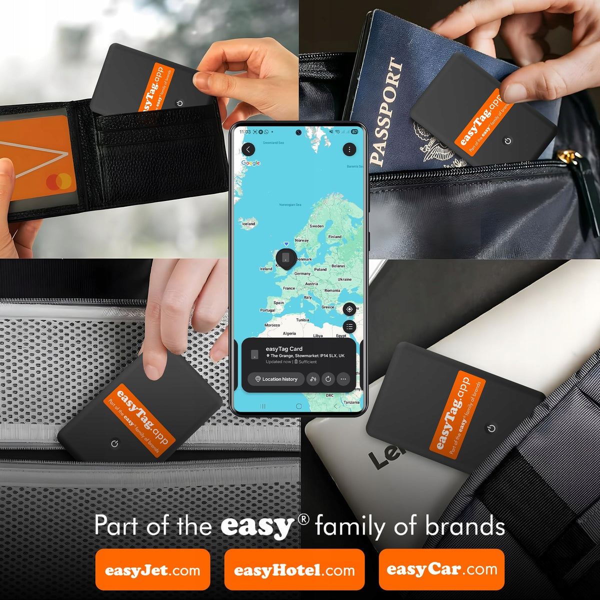 Locator For Bluetooth Wallet Thin Card Android easyTag.app Packaging status original
