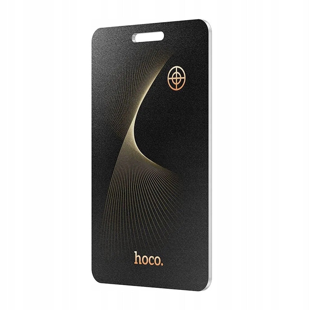 Locator compatible with Apple Find My Hoco in the form of an E92 card black Brand Hoco