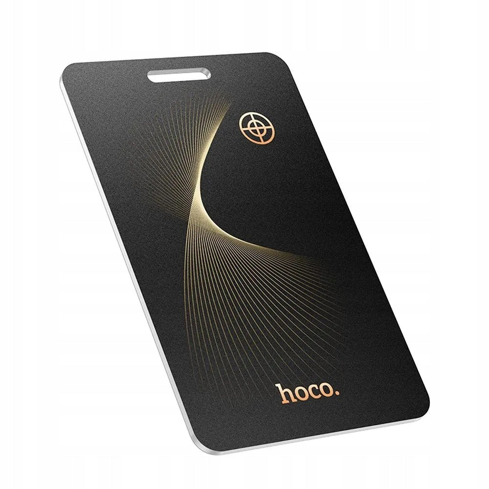 Locator compatible with Apple Find My Hoco in the form of an E92 card black