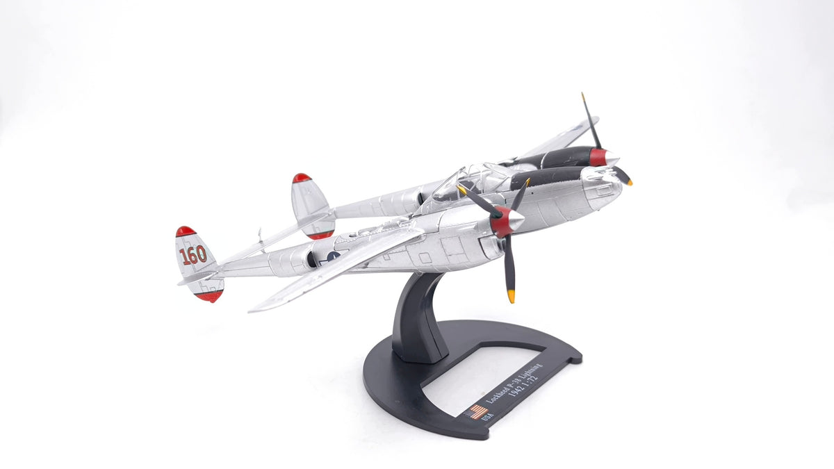 Lockheed P-38 Lightning 1942 1:72 #49 RBA Model Samolot Lockheed P-38 Lightning 1942 1:72 #49 RBA