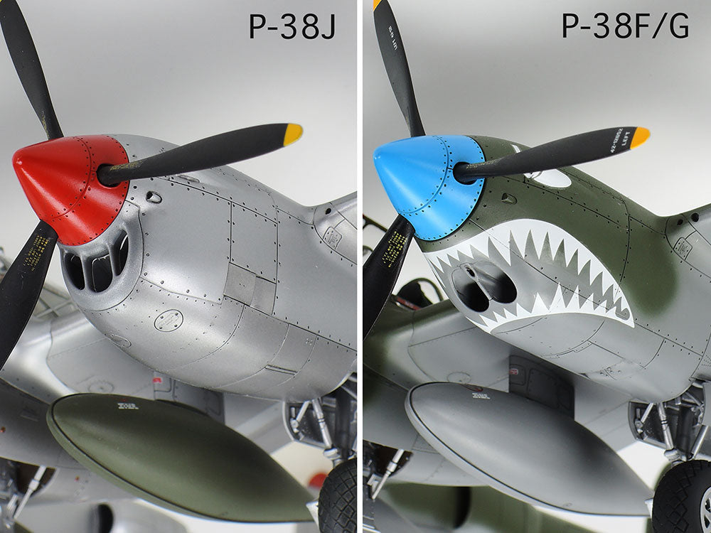 Lockheed P-38J Lightning aircraft model 61123 Tamiya Model Lockheed P-38J Lightning 1:48 Tamiya 61123