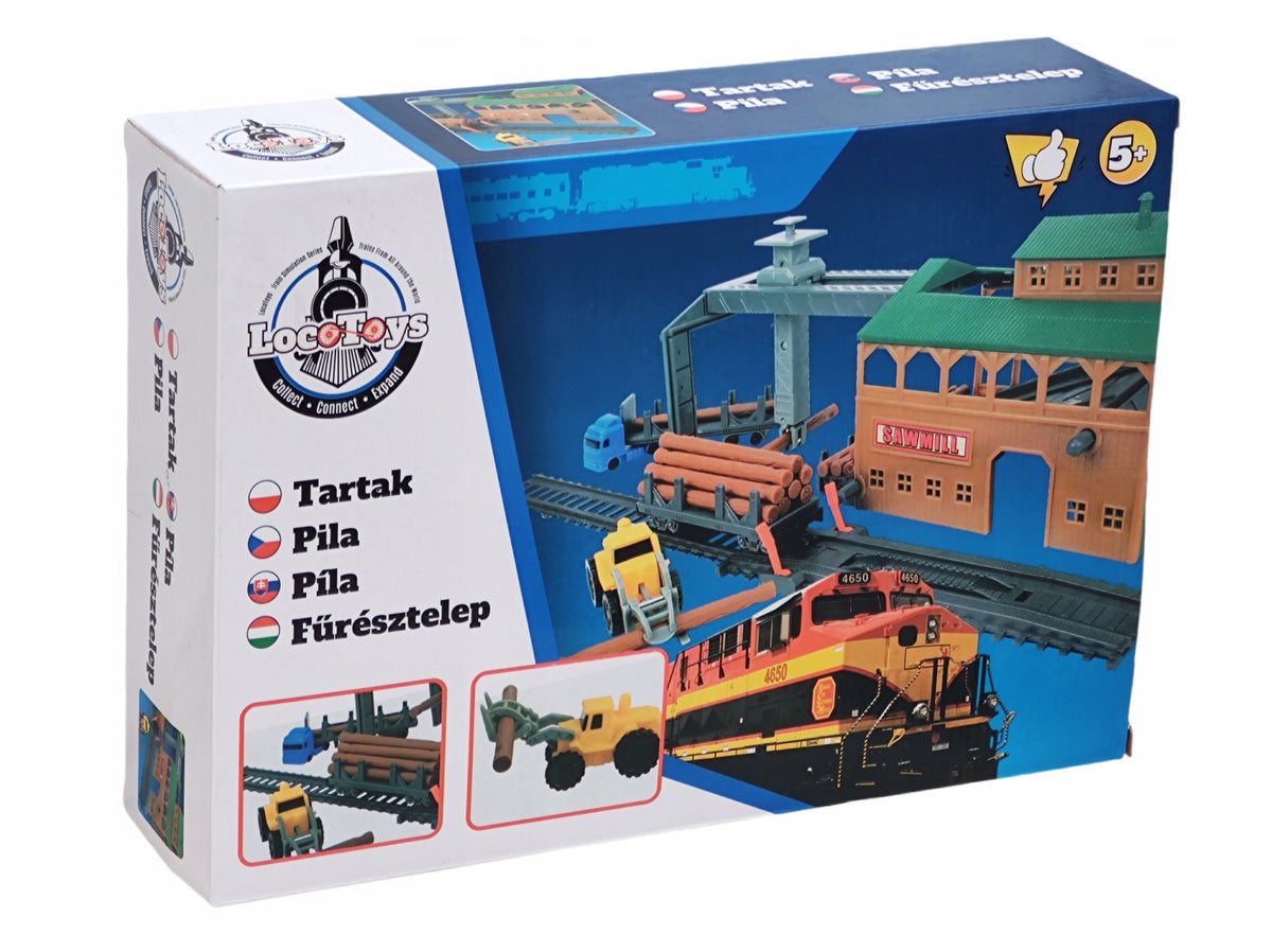 Loco Toys - sawmill + wagon + TIR expansion kit