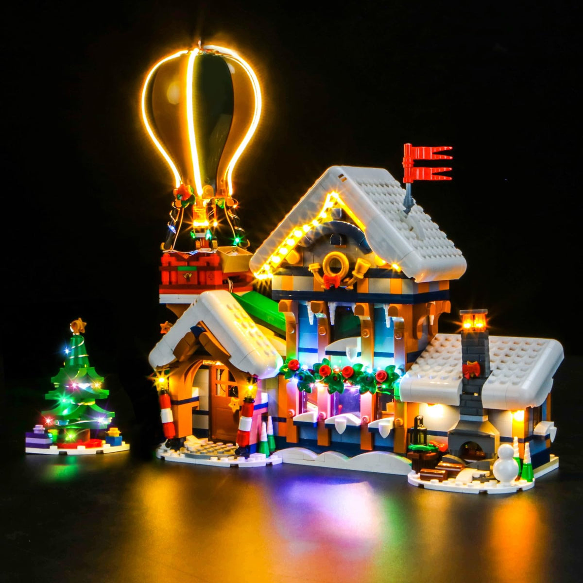 LocoLee Lighting Kit Compatible with Lego 10339 Santa Claus Mail