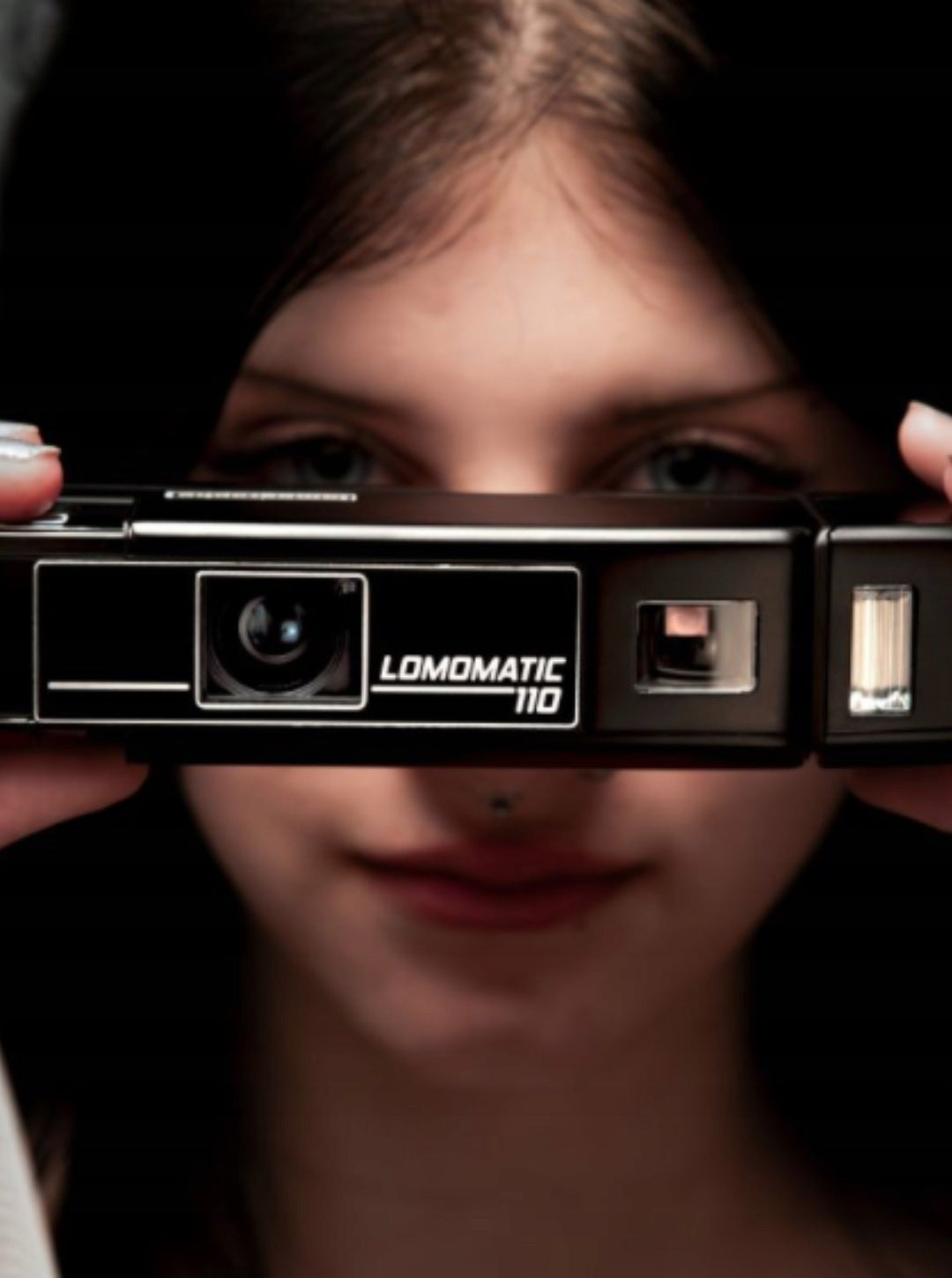 Lomomatic 110 Camera & Flash Metal Nocturne Lomography Brand Lomography
