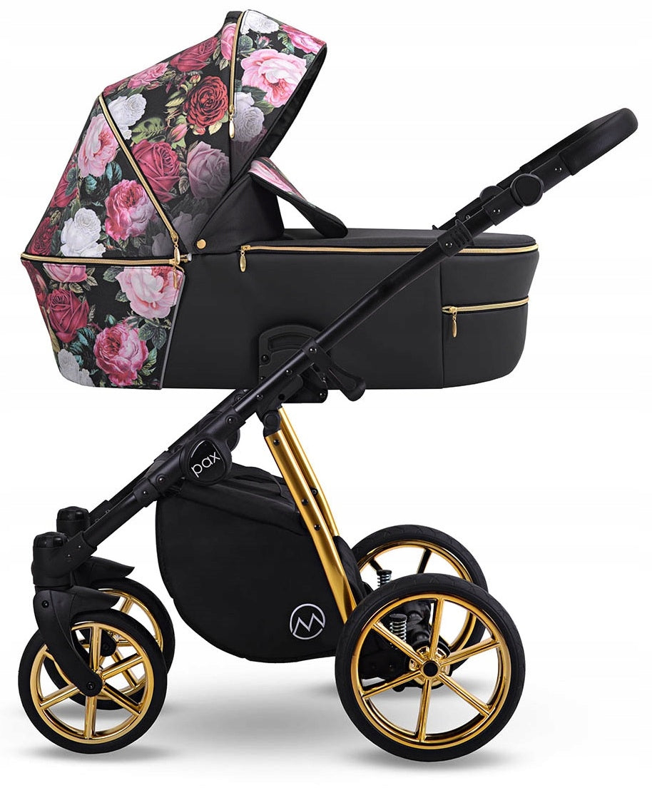 Lonex PAX Rose baby stroller for girls 3in1 pattern flowers BEAUTIFUL! Brand Lonex