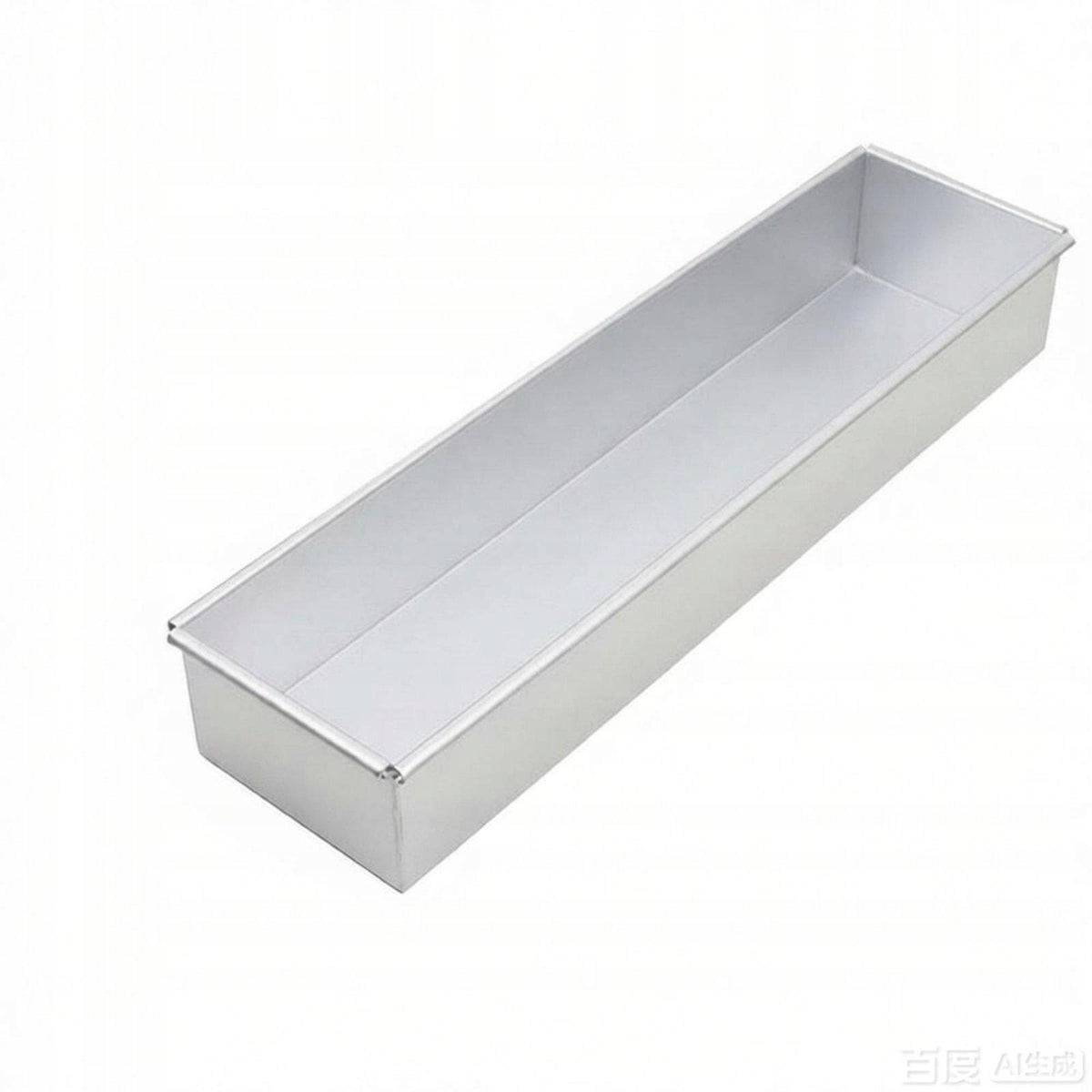 Long Rectangular Cake Pan With Removable Bottom Aluminum 40x10cm Fixed
