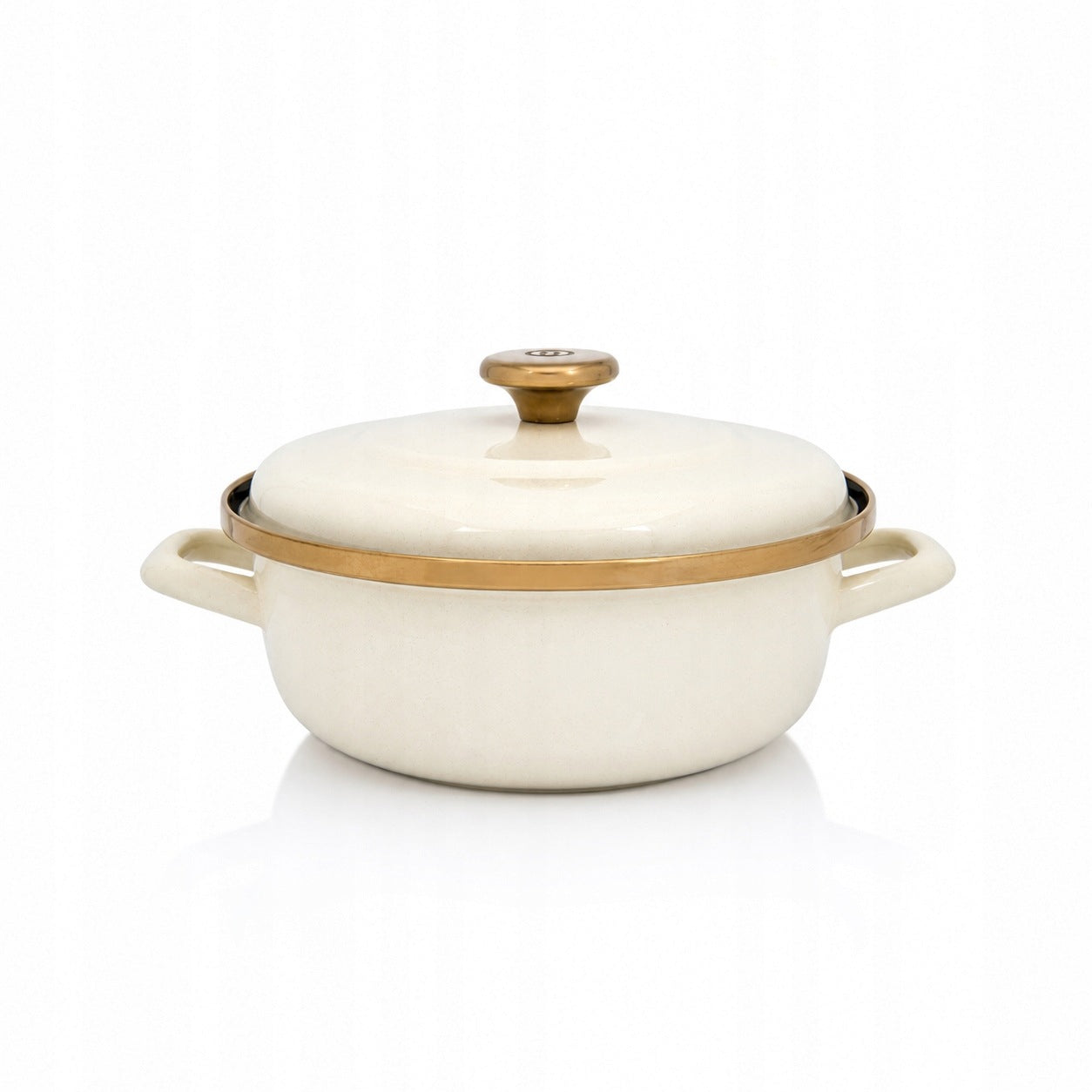 Low pot for stewing with lid Metalac Maximus 24 cm 3,9 l induction