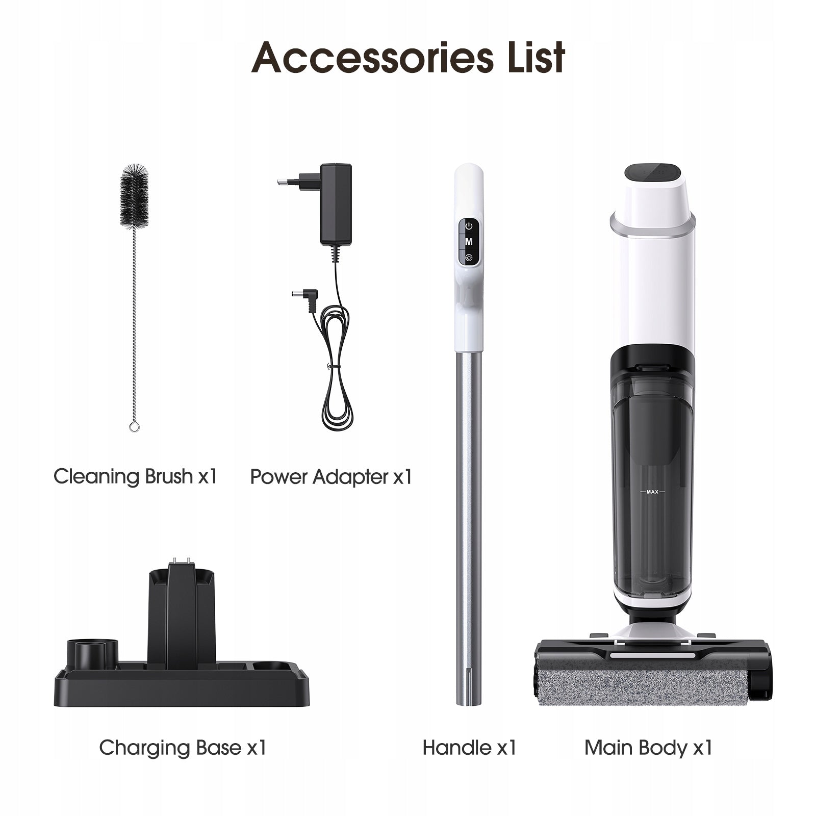 Lubluelu T8A Vertical Vacuum Cleaner Self-Cleaning 3 in 1 Wireless 18Kpa Manufacturer code BVC-T8A