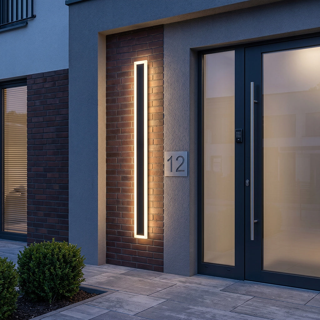 Luminaire Garden wall lamp LED facade lamp 29W DURANGO 150cm IP65 black Manufacturer code 6693