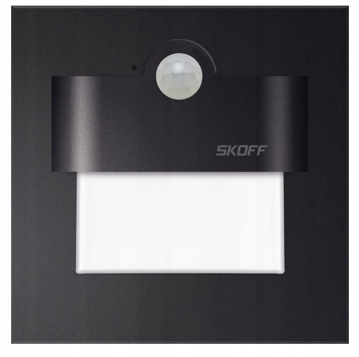 Luminaire TANGO 1W LED 10V IP20 PIR sensor black 3000K 32Lm Skoff staircase