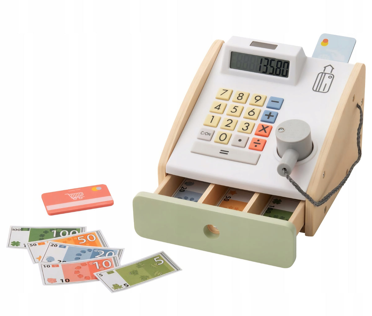 Lupilu cash register for fun interactive WOODEN FOR GIFT