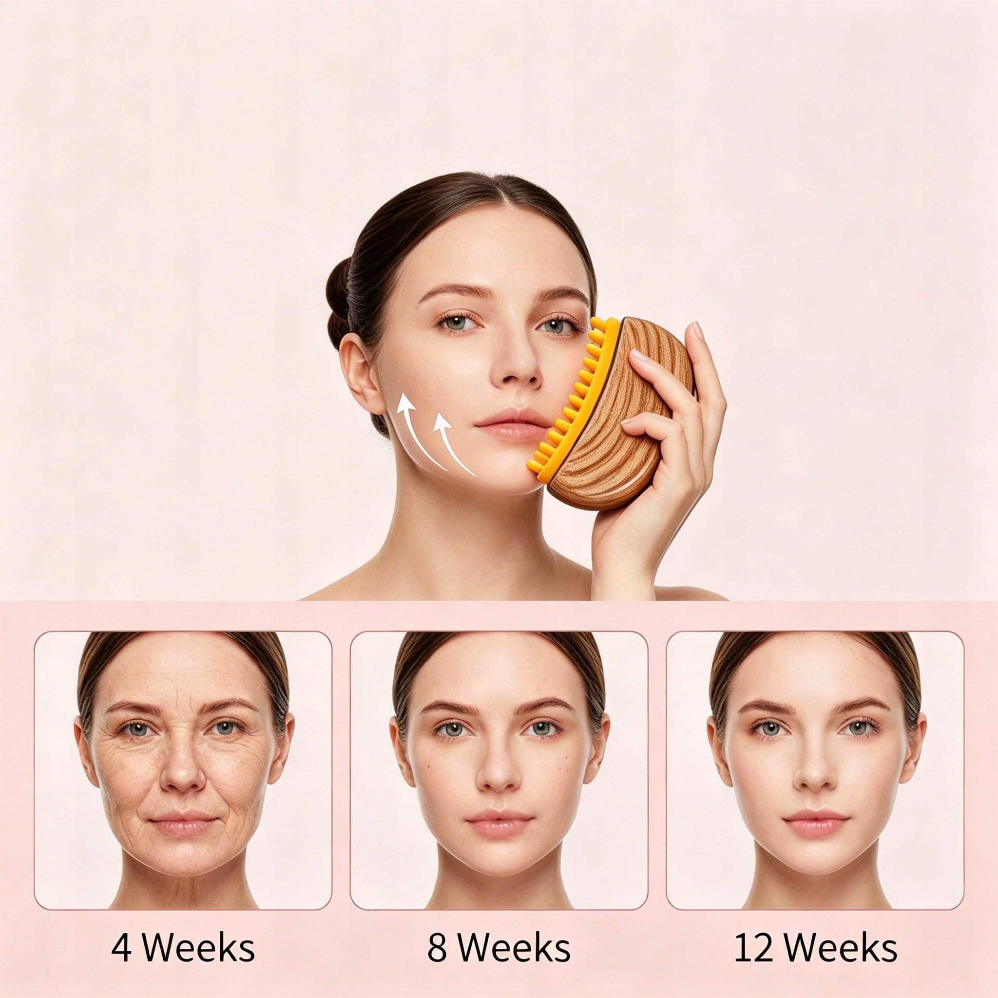 Lymphatic Contour Face Brush Lymphatic Drainage Brush Gua Sha Facial Tools Manufacturer code Lymphatic Contour Face Brush 002