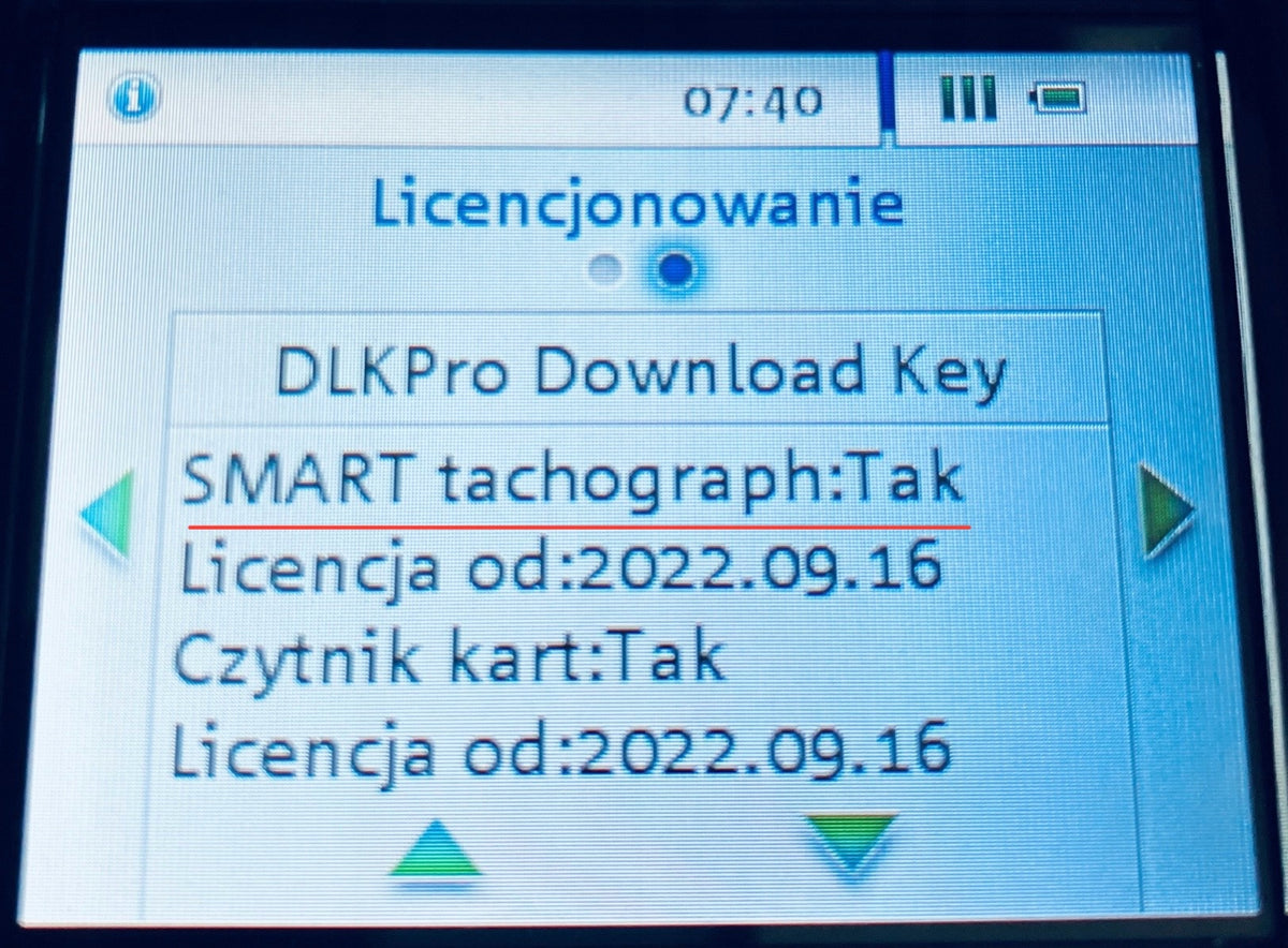 M.Tacho | Update | VDO DLK PRO | Smart 4.1 | New Tachographs | EAN (GTIN) 5907177735214