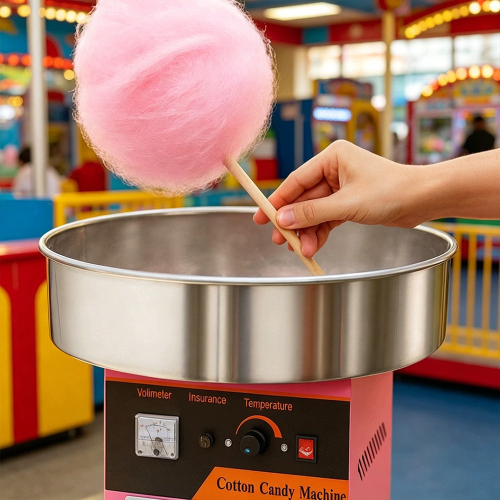 MACHINE COTTON CANDY MACHINE PROFESSIONAL ELECTRIC 1000W Packaging status original