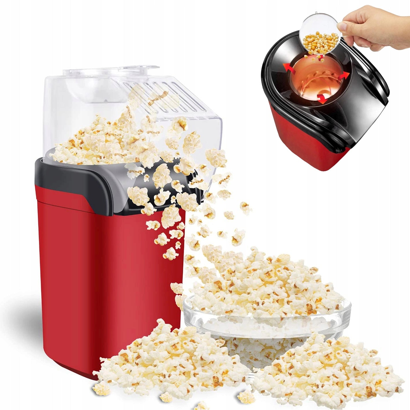 MACHINE DEVICE FOR MAKING HOMEMADE POPCORN AUTOMATIC