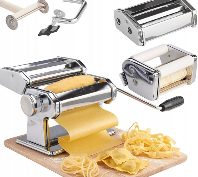 MACHINE DOLASAGNE PASTA DUMPLINGS RAVIOLI CAKE ROLLING CUTTING 5IN1