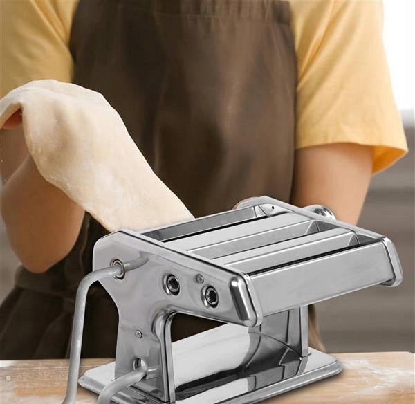 MACHINE FOR HOMEMADE PASTA SIMPLE USE STAINLESS STEEL ADJUSTMENT Packaging status original