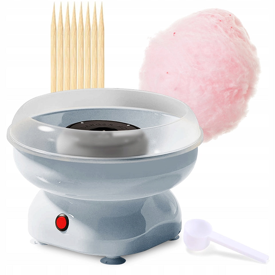 MACHINE FOR MAKING COTTON CANDY HOME PARTY + STICKS SET