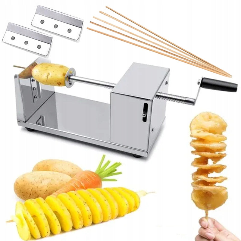 MACHINE FOR TWISTED POTATO CHIPS PROFESSIONAL STEEL + STICKS Manufacturer code LH-701446