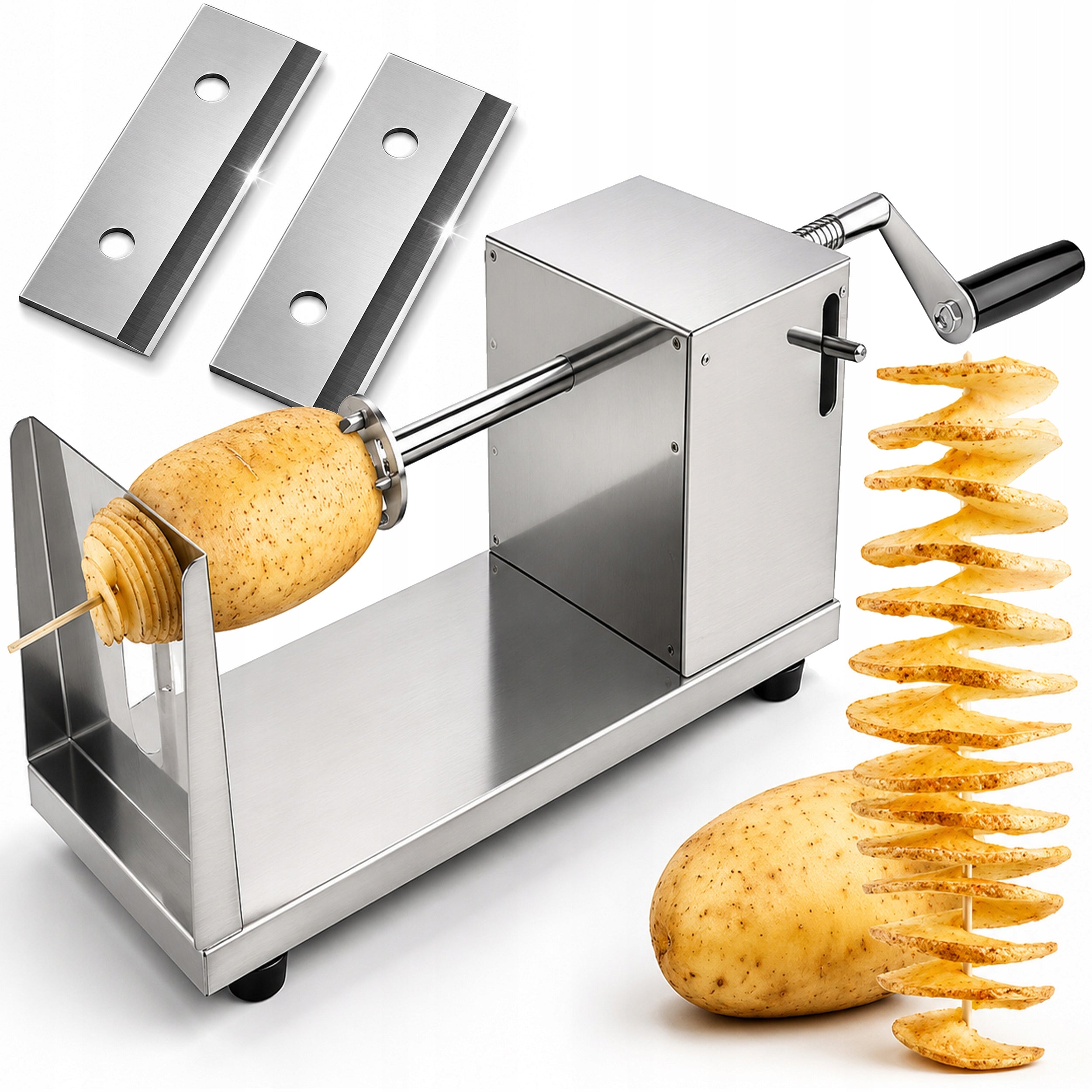 MACHINE FOR TWISTED POTATO CHIPS PROFESSIONAL STEEL + STICKS