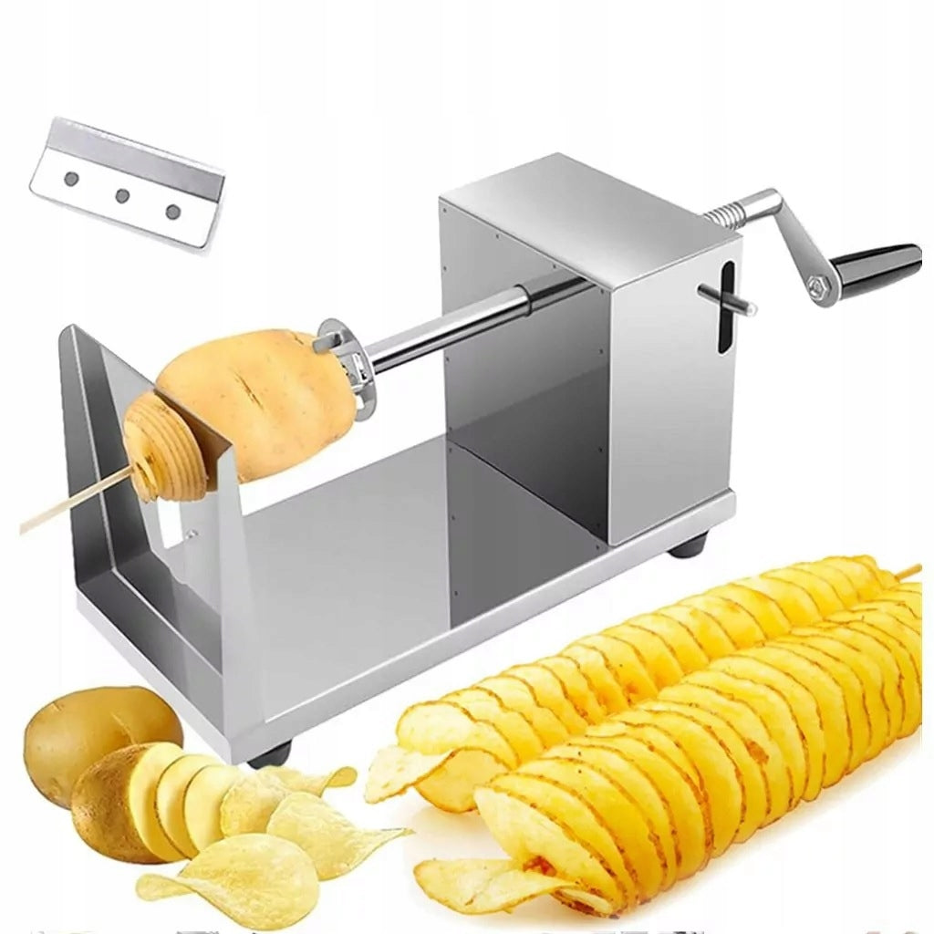 MACHINE FOR TWISTED POTATOES ON A PROFESSIONAL STICK