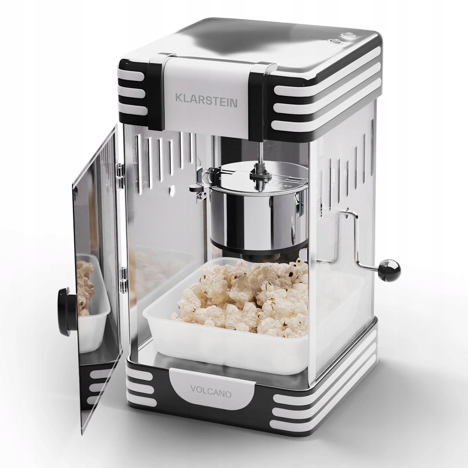 MACHINE POPCORN MACHINE 300W STAINLESS STEEL 60 G/4 MIN RETRO BLACK Power 300 W