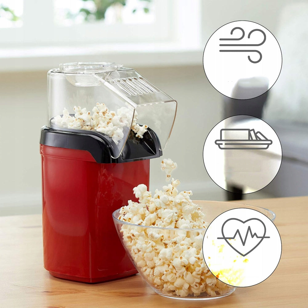 MACHINE POPCORN MACHINE WITHOUT FAT 1200W 3 MINUTES Packaging status original