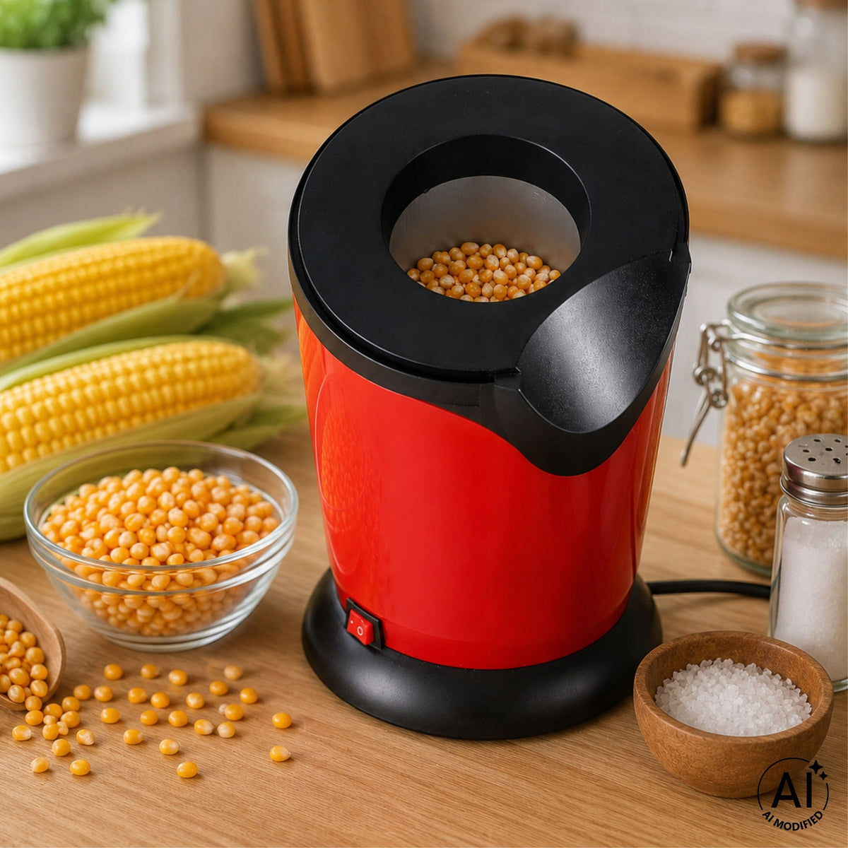 MACHINE POPCORN MAKING MACHINE HOME APPLIANCE RED 1200W Power 1200 W