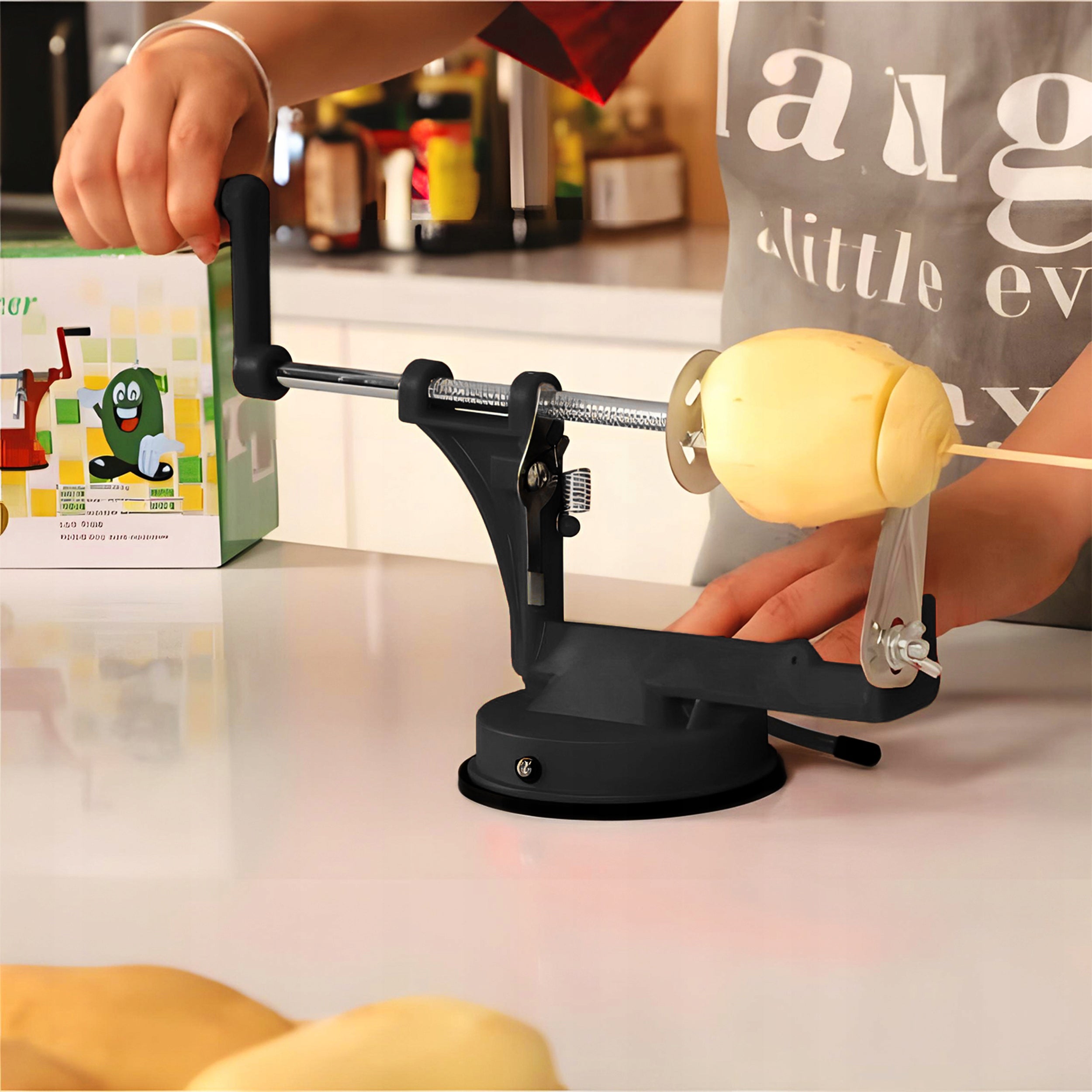 MACHINE POTATO SLICER VEGETABLE CHIPS TWISTED FRIES SPIRAL Packaging status original