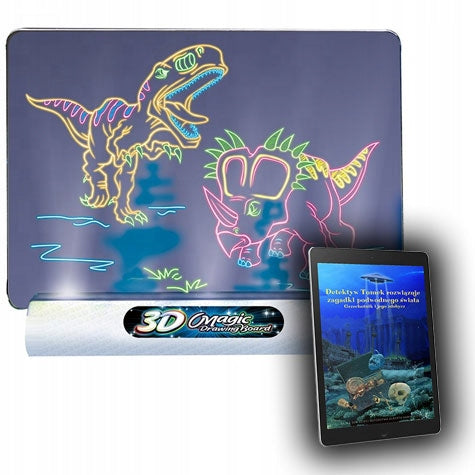 MAGIC 3D LIGHT DRAWING BOARD FOR KIDS INTERACTIVE + FREEBIE