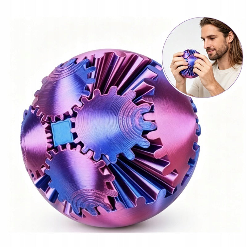MAGIC CUBE BALL GEAR BALL 3D FIDGET SPROCKETS Anti-stress PUZZLE