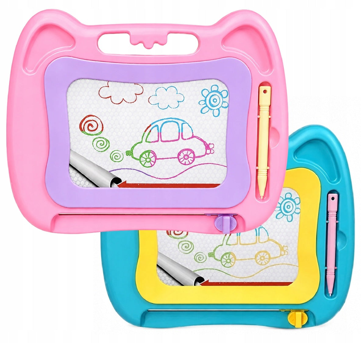 MAGIC DRAWING BOARD COLORFUL MAGNETIC BOARD STYLUS CREATIVE EDUCATIONAL FUN Packaging status original