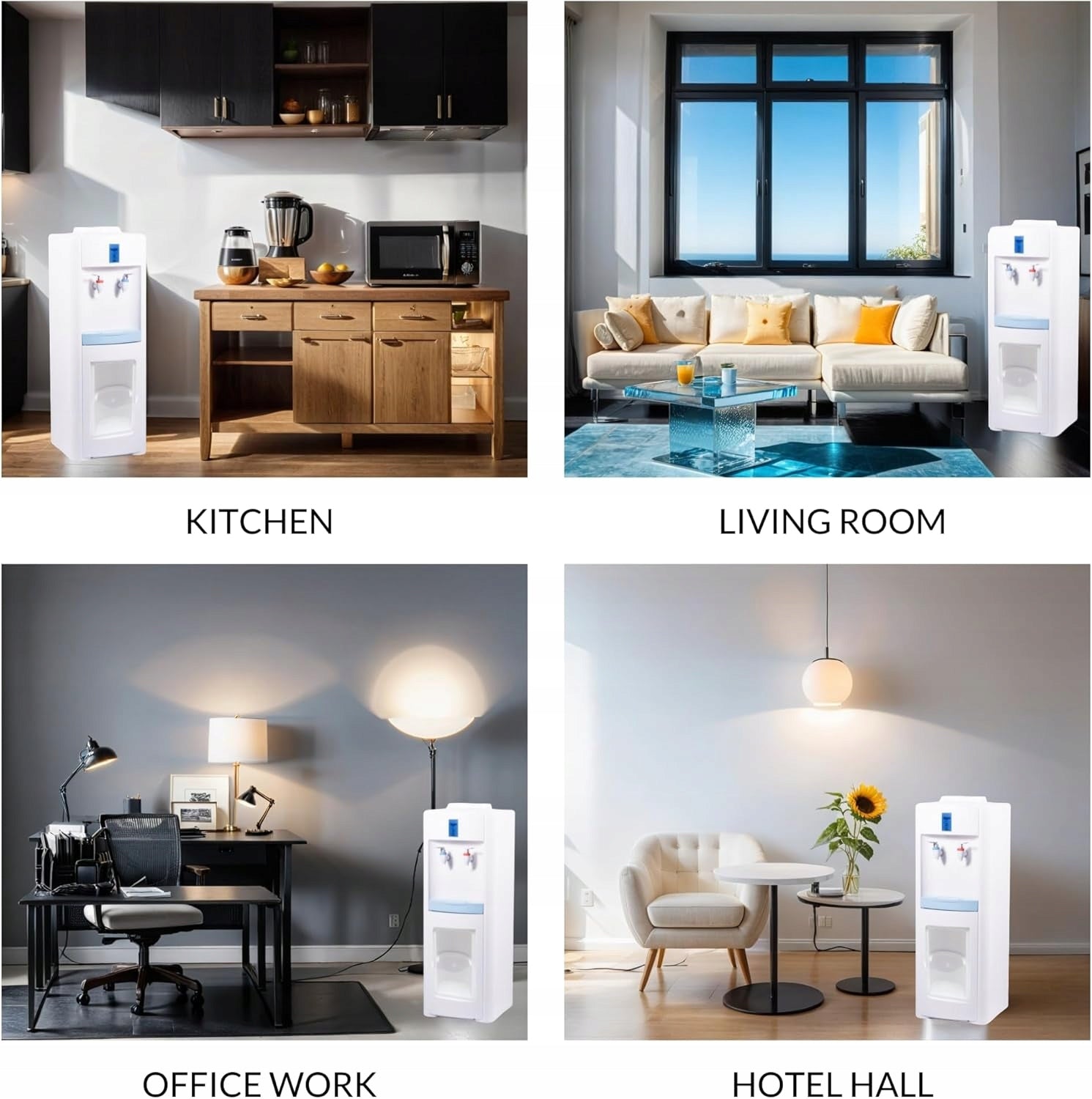 MAGIC SELECT – Quiet water dispenser with heating and cooling function Packaging status original