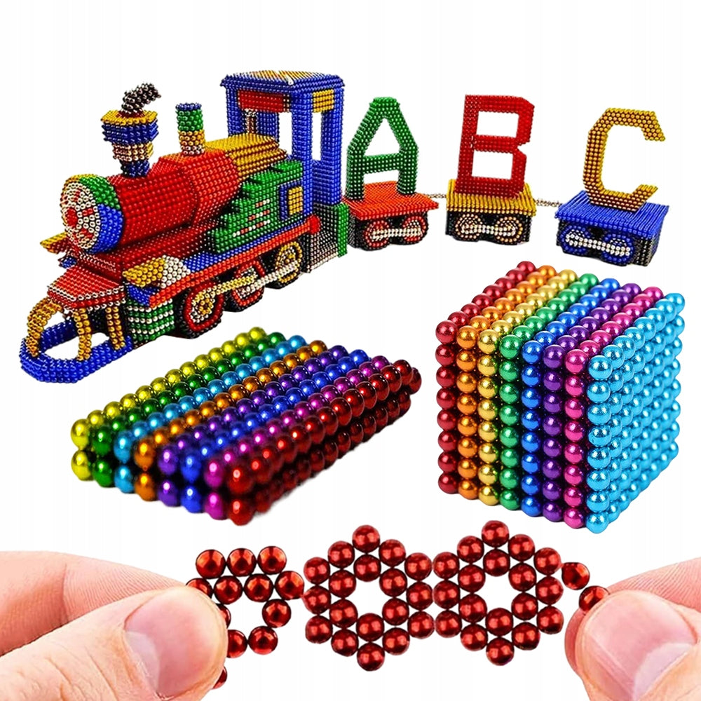 MAGNETIC BALLS 512PCS 3MM RAINBOW COLORFUL BALL GIFT