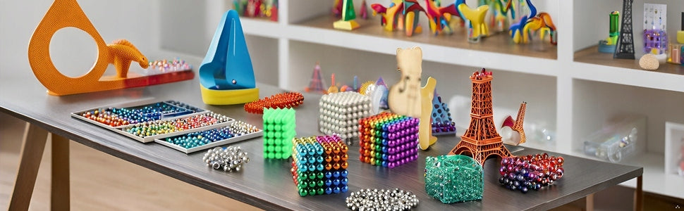 MAGNETIC BLOCKS BALLS 512 PCS 8 COLORS MAGNETIC CREATIVE PUZZLE Brand no brand