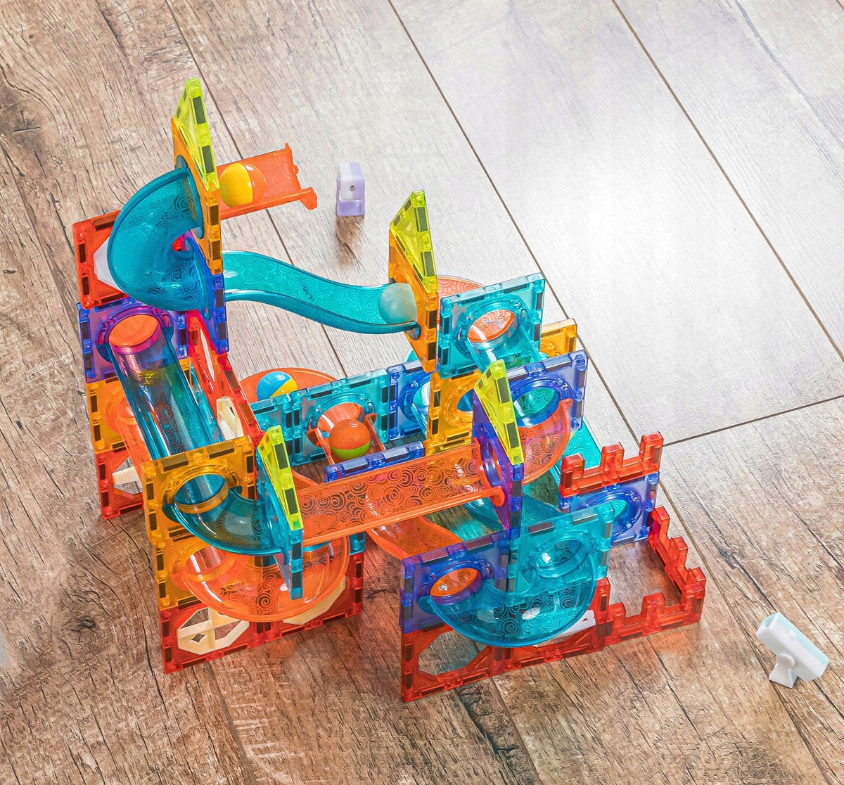 MAGNETIC BLOCKS SHINING BALL TRACK BUILDING BLOCKS KULODROM 110EL Color multicolor
