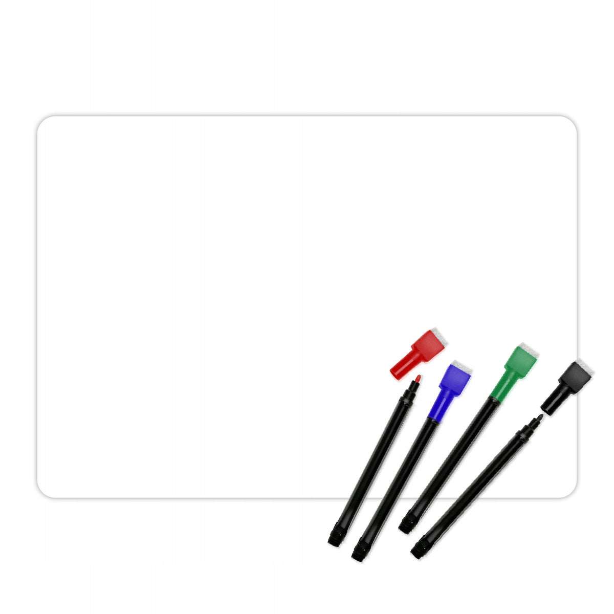 MAGNETIC BOARD FOR FRIDGE - DIRTY SCRIBBLE + 4 PENS - LearnHow Brand LearnHow