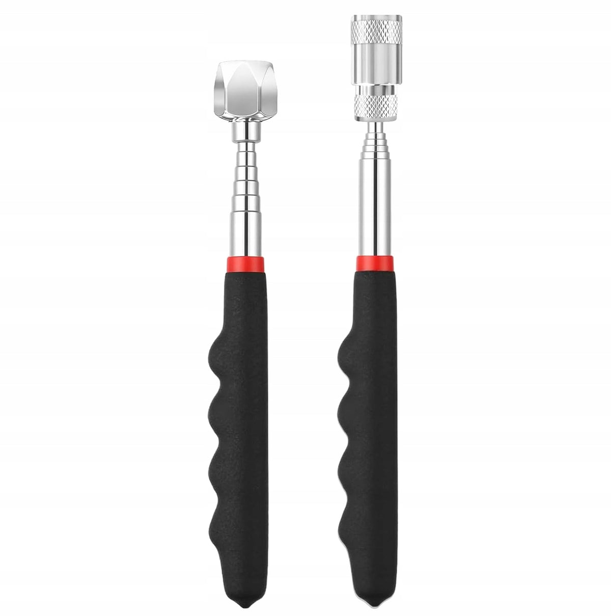MAGNETIC GRIPPERS 2 PIECES TELESCOPIC SET STRONG STAINLESS STEEL