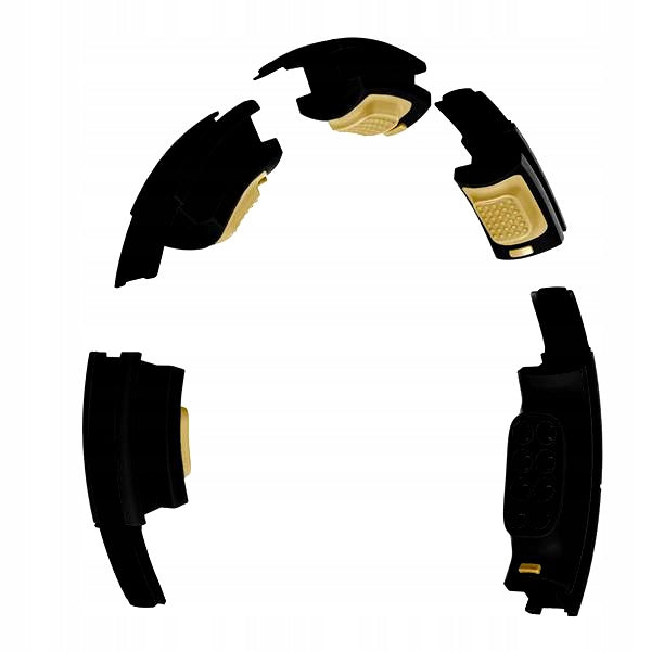 MAGNETIC HULA HOOP WITH PROJECTION WEIGHT + COUNTER Color black